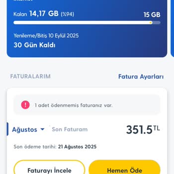 Taahhüt Bitiminde Yüksek Zam Ve Müşteri Hizmetlerinden Destek Alamama