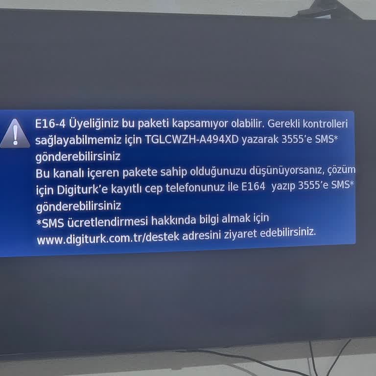 Yanlış Paket Tanımlandı, Maçları İzleyemiyorum