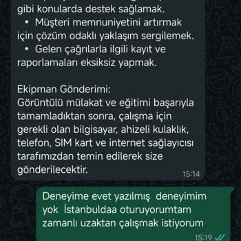 Kimlik Bilgilerimin Güvenliği Tehlikede: WhatsApp Üzerinden Şüpheli İş Başvurusu Deneyimi