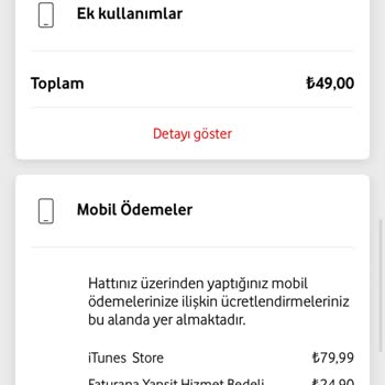 Vodafone Faturama Onayım Olmadan İtunes Store Ücretleri Yansıtılıyor, Çözüm Sunulmuyor