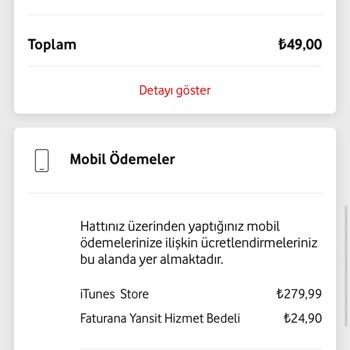 Vodafone Faturama Onayım Olmadan İtunes Store Ücretleri Yansıtılıyor, Çözüm Sunulmuyor