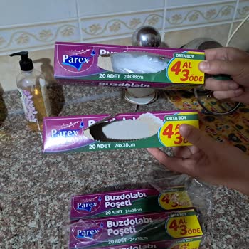 Aldığım Parex Buzdolabı Poşeti Paketi Boş Çıktı!