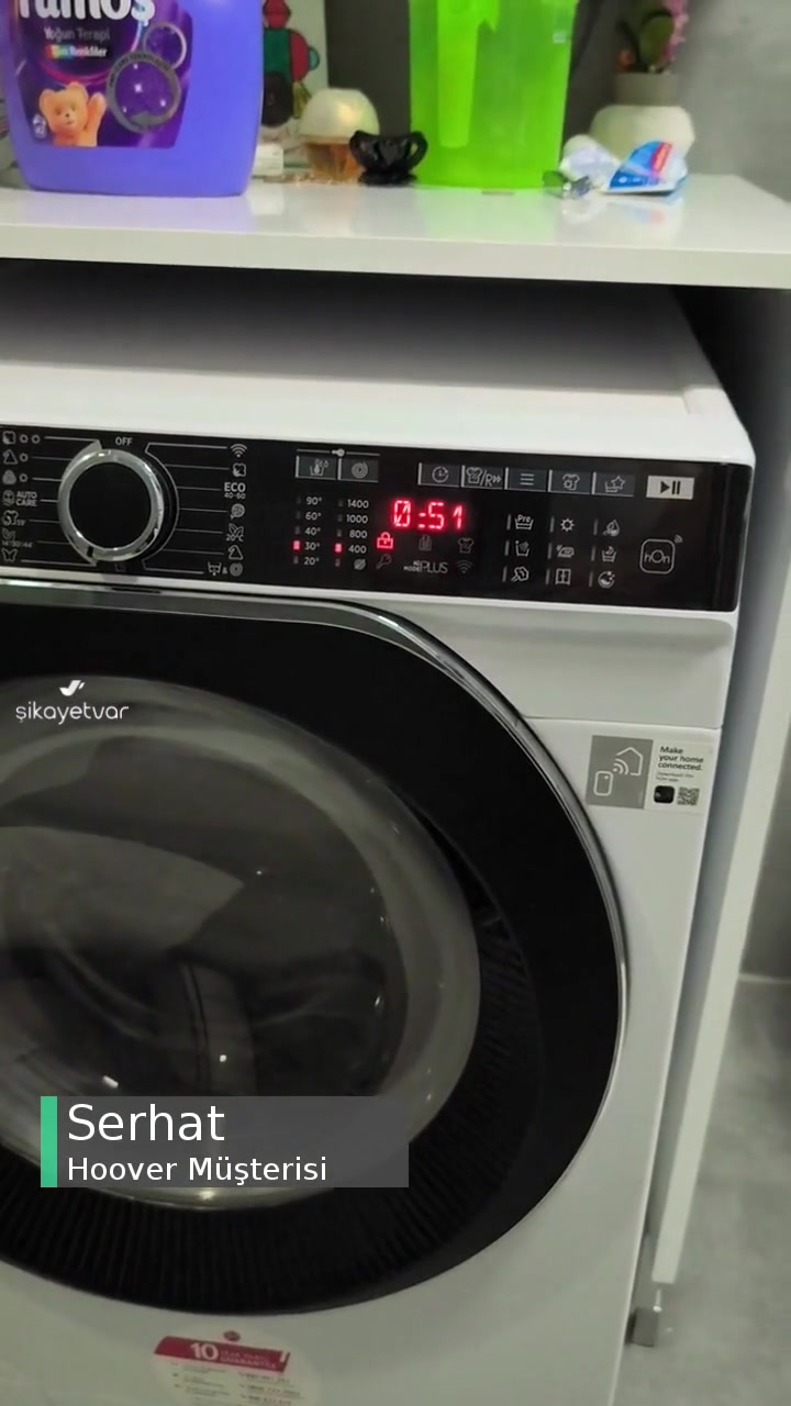 Hoover Çamaşır Makinesi Kazan Dönmüyor videonun kapak resmi