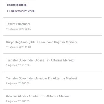 Kargo Teslim Edilmedi Siparişim İptal Edildi Açıklama Yapılmadı