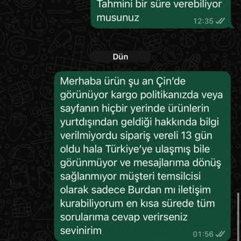 İptal Edilemeyen Sipariş Ve İade Talebime Yanıtsız Kalan Firma