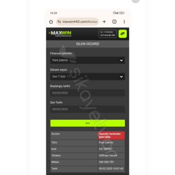Maxwin495.com Hesabımda Yaşadığım Mağduriyet Ve Paramın Kaybolması
