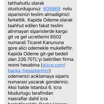 Siparişim Teslim Edilmedi Üstüne Haksız Kargo Ücreti İstendi Müşteri Hizmetleri Yanıt Vermiyor