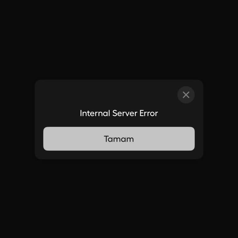 Martı Uygulamasında Sürekli Siyah Ekran Ve Sunucu Hatası Yaşıyorum