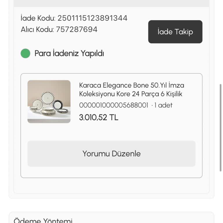 İade Edilmeyen Ürün Bedeli Ve Ulaşılamayan Müşteri Hizmetleri