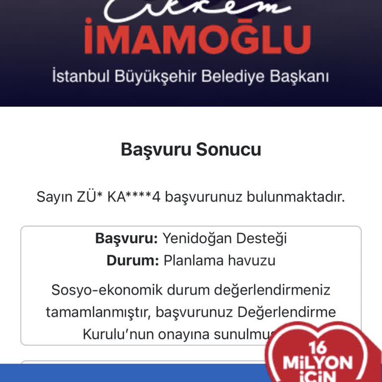 İBB Yenidoğan Destek Paketi Başvurum Bir Aydır Beklemede Bilgi Alamıyorum