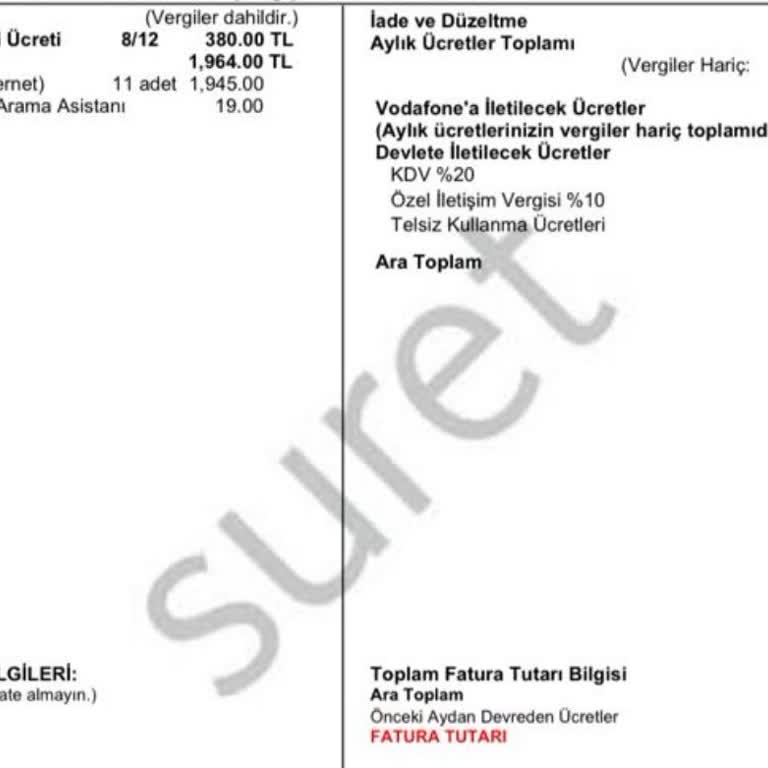 Kullanılmayan İnternet İçin Haksız Ek Paket Ücreti Ve Yetersiz İade