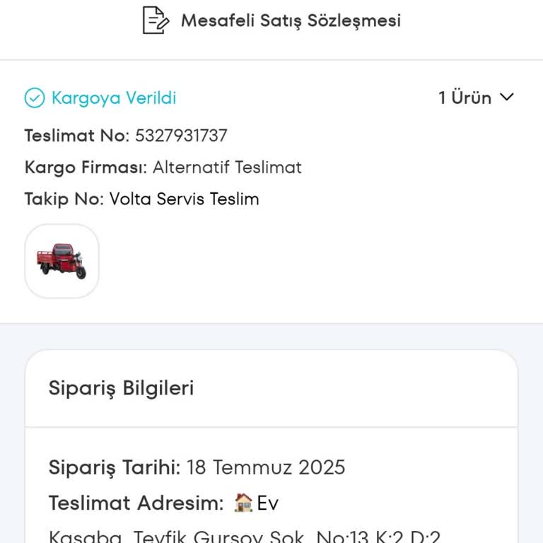 Satın Aldığım Mopet 23 Gündür Teslim Edilmedi Bilgilendirme Yapılmıyor