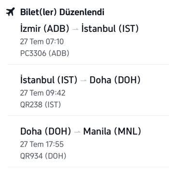 Bagaj Teslim Sorunu Nedeniyle Manila Uçuşumu Kaçırdım, Mağduriyetim Giderilmiyor
