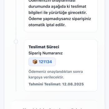 Sipariş Teslim Edilmedi İletişim Sağlanamıyor
