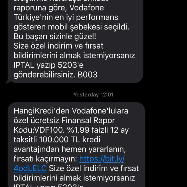 İptal Edilemeyen Kampanya SMS'leri Can Sıkıyor