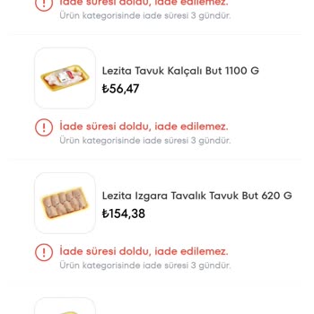 Son Kullanma Tarihi Geçmemiş Tavuk Ürünlerinde Bozulma Ve İade Sürecinde Mağduriyet