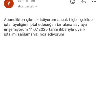 Tabii Üyelik İptali Yapılamıyor Ve Ücret İadesi Sağlanmıyor