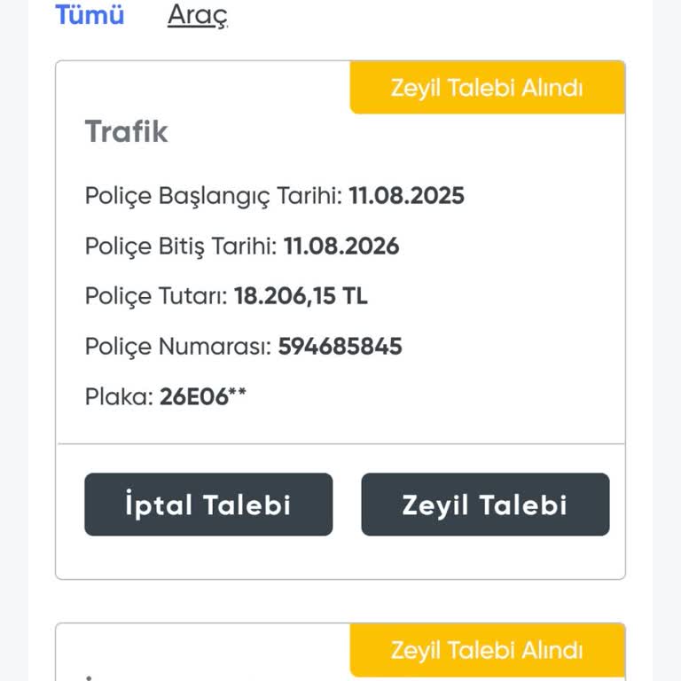 Zeyil İşlemi Yapılmadı, Müşteri Hizmetlerinden Destek Alamıyorum