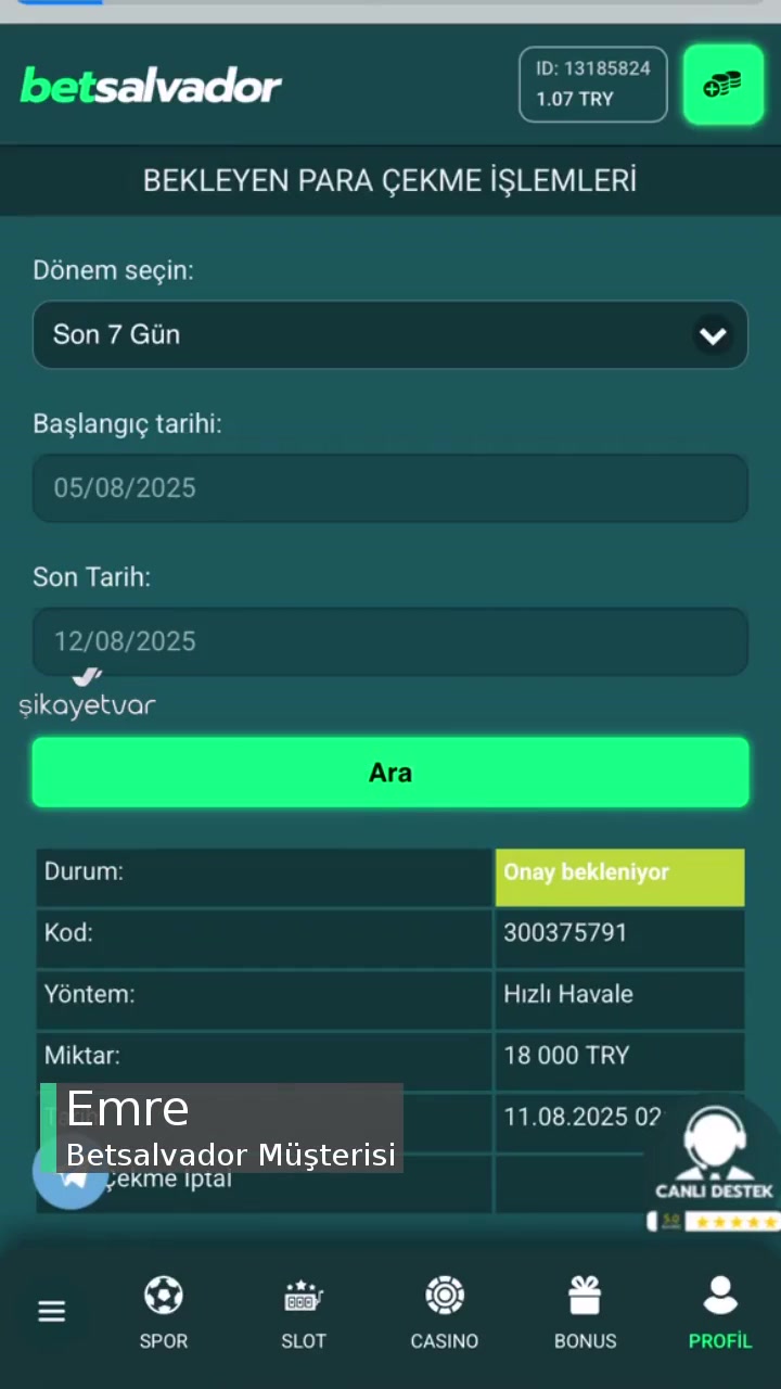 Betsalvador Ödememi Yapmıyor 2 Gündür! videonun kapak resmi