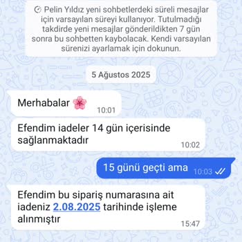 İade Ücretim Haftalardır Yatırılmadı Mağduriyet Yaşıyorum
