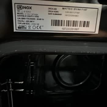 Ukinox F197 Fırında Uzayan Arıza Ve Yetersiz Servis Desteği