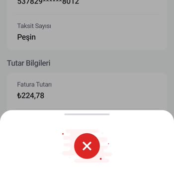 Paycell'de Kurum Faturası Ödemesinde Para Kesildi, Fatura Ödenmedi Ve İade Alamadım