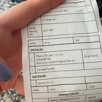 Subway Efsane Teriyaki Siparişim Eksik Ve Kalitesiz Geldi