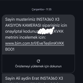 BİM'den Alınan Insta360 X3 Siparişimde Teslimat Ve Bilgilendirme Sorunu Yaşadım