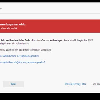 Yanlış Lisans Anahtarı Gönderimi Ve Çözüm Eksikliği