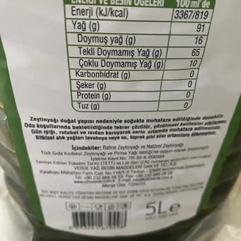 BİM BİM Aldığım Zeytinyağı Ayçiçek Yağı Gibi Çıktı, İade Ve Ücret İstiyorum