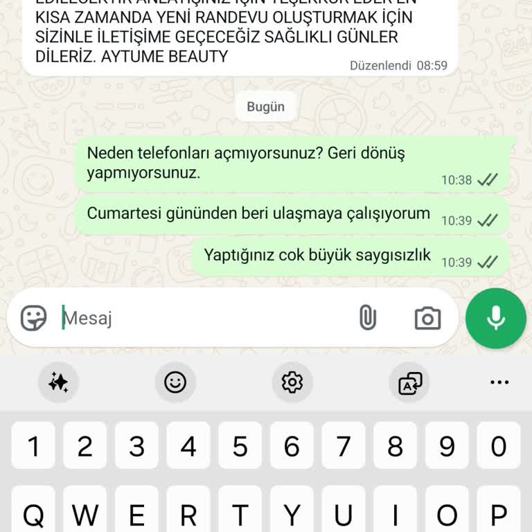Sürekli Personel Değişikliği Ve İletişimsizlik Nedeniyle Hizmetten Memnun Kalmadım, Ücret İadesi Talep Ediyorum