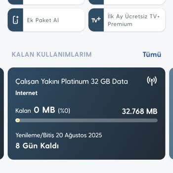 İnternet Paylaşımıyla Paketim Hızla Tükeniyor Nedenini Öğrenmek İstiyorum