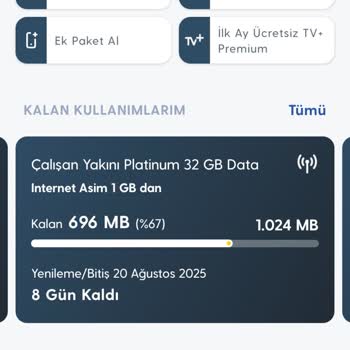 İnternet Paylaşımıyla Paketim Hızla Tükeniyor Nedenini Öğrenmek İstiyorum
