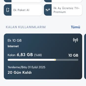 İnternet Paylaşımıyla Paketim Hızla Tükeniyor Nedenini Öğrenmek İstiyorum