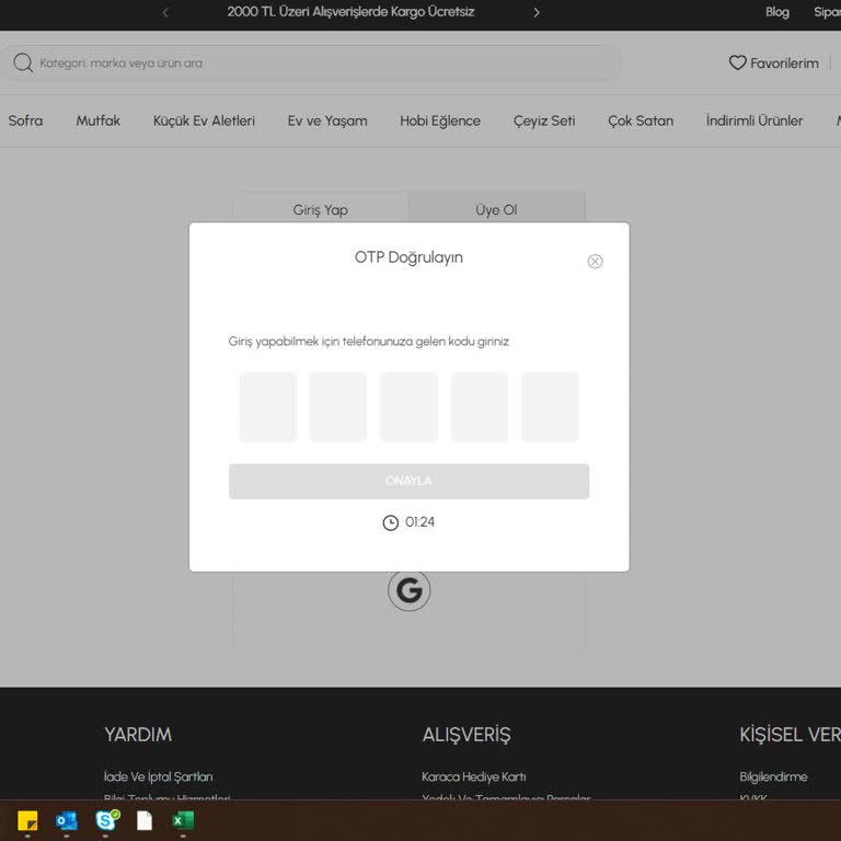 Karaca Hesabıma Erişemiyorum Doğrulama Kodu Gelmiyor Ve Destek Alamıyorum
