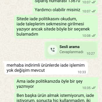İndirimli Ürünlerde İade Talebinin Reddedilmesi Ve Müşteri Hizmetlerine Ulaşılamaması