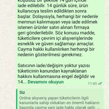 İndirimli Ürünlerde İade Talebinin Reddedilmesi Ve Müşteri Hizmetlerine Ulaşılamaması