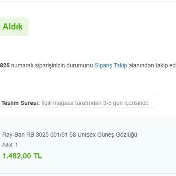 Satın Aldığım Güneş Gözlüğü Sahte Çıktı, Mağazadan Yanıt Alamıyorum