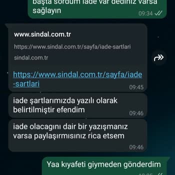 İade Sürecinde İlgisizlik Ve Çözümsüzlük Yaşadım
