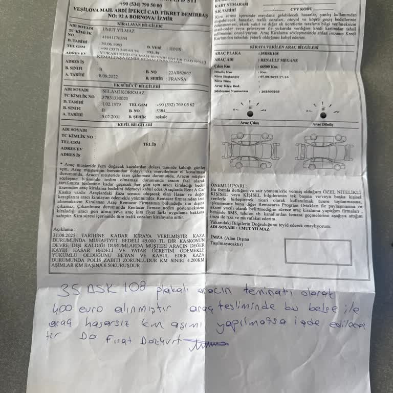 Benzinli Araca Mazot Konuldu, Zararım Karşılanmıyor!