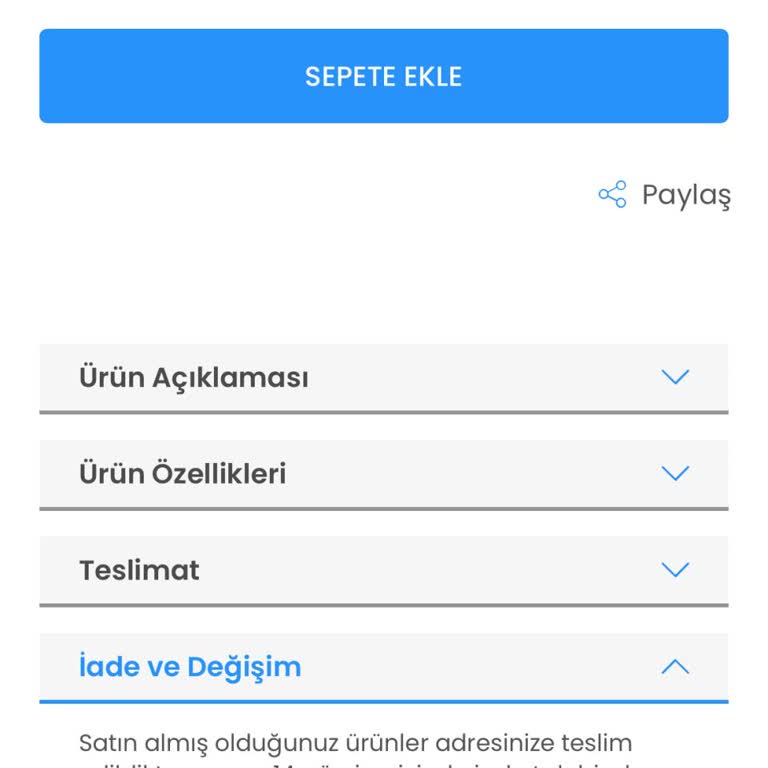 Yanlış Renk Gönderimi Ve İade Talebine Cevap Alınamaması