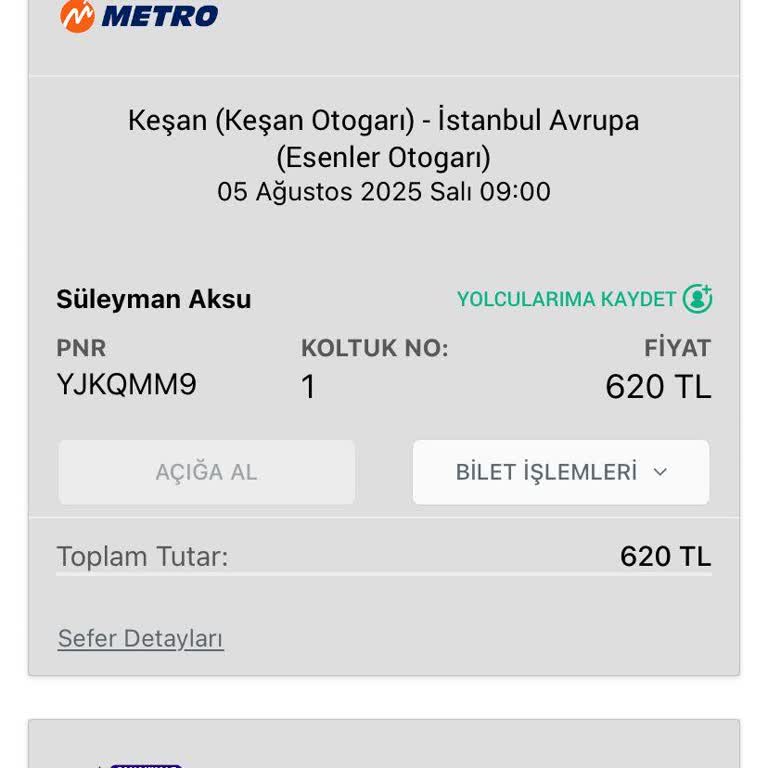 Otobüs Seferi İptal Edildi Bilgi Verilmedi Para İadesi Yapılmadı