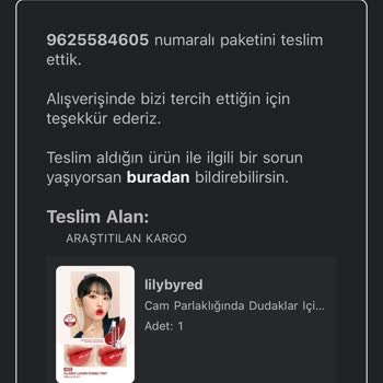 Teslim Edilmeyen Kargo Kayboldu Para İadem Yapılmadı