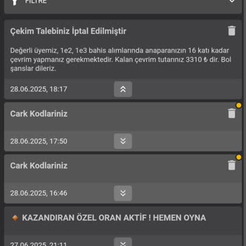 Bonus Haklarım Bilgilendirme Olmadan Kaldırıldı, Çekim Taleplerim Reddediliyor