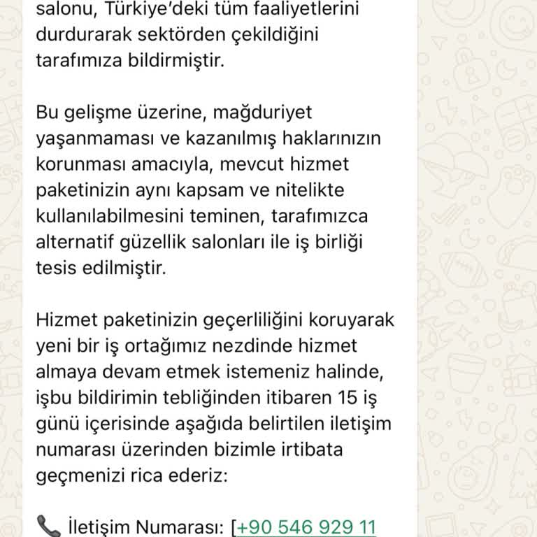 Aldığım Manikür Pedikür Paketi İçin Hizmet Alamıyorum Mağdur Edildim