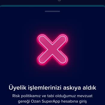 Ozan Superapp Hesabım Bloke Edildi Paramı Alamıyorum
