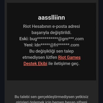 Hesap Erişimi İçin Destek Alamıyorum