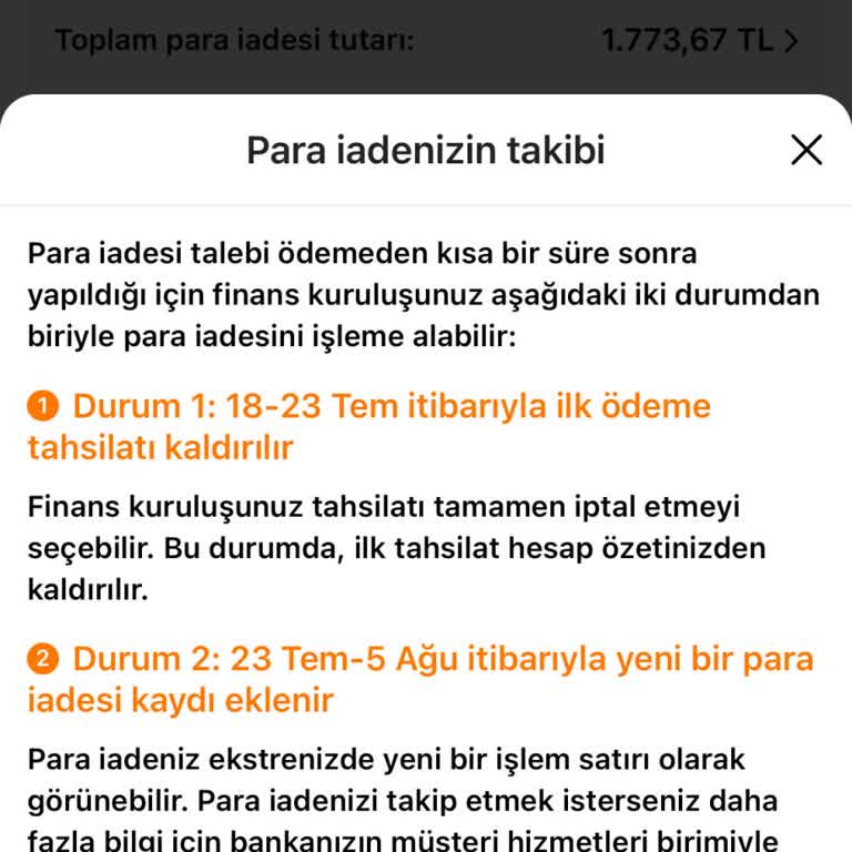 İade Ücreti 1 Aydır Hesabıma Yatmadı, Mağdurum!