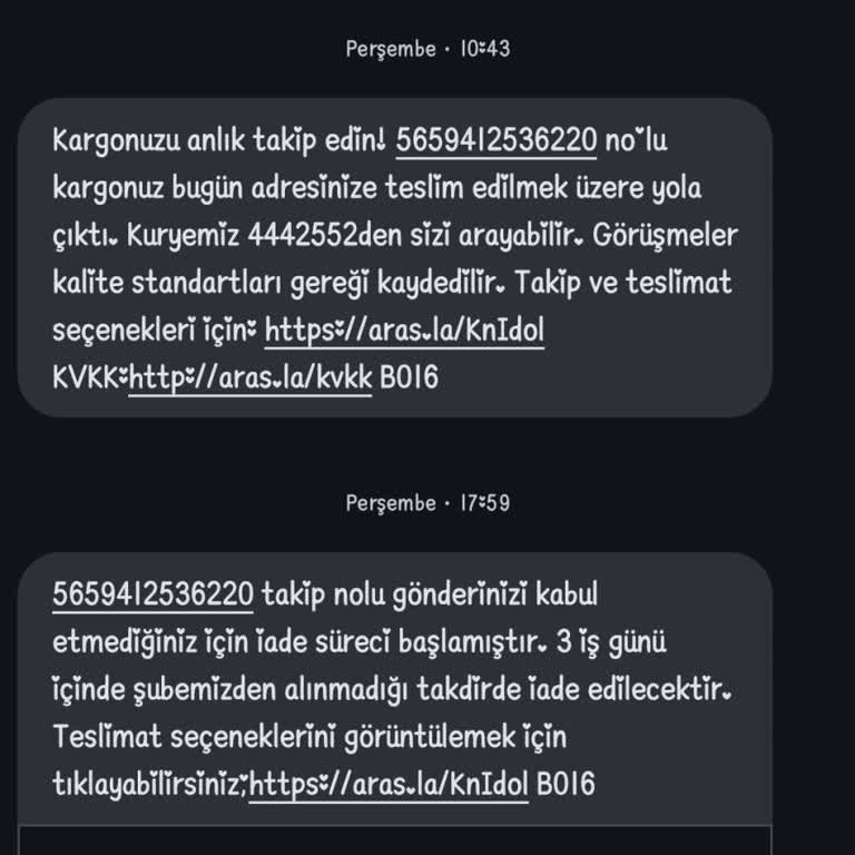 Aras Kargo Teslimatında Yaşanan Tekrarlayan Sorunlar Ve Mağduriyet