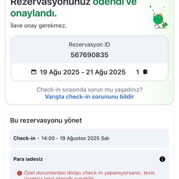 Rezervasyonum Haksız Yere İptal Edildi, Ücretim İade Edilmiyor!